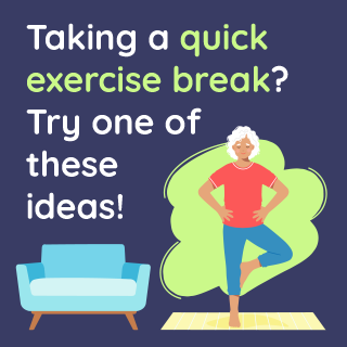 Four Types of Exercise infographic. Click to open infographic webpage.