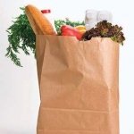 bag of healthy groceries