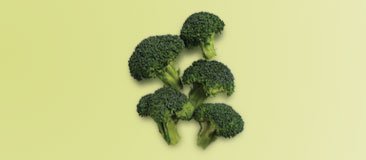 Five broccoli florets