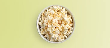 Three cups popcorn